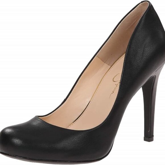 Jessica Simpson Women's Black Calie Round Toe Classic Heels Pumps ......Size 9 - Picture 1 of 3